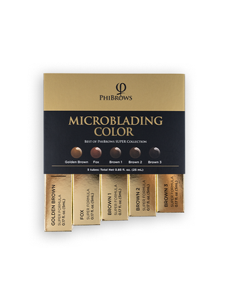 PhiBrows Microblading Pigment Collection SUPER