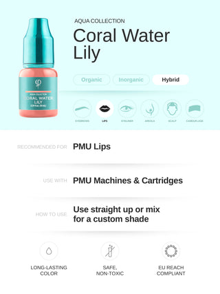 Coral Water Lily PMU pigment 10ml