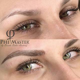 PhiBrows before and after